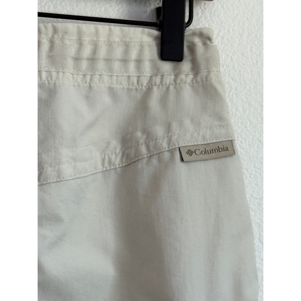 VTG Columbia Cargo Mini Skirt Beige Nylon Granolacore Hiking Utility Gorpcore S - Picture 6 of 9